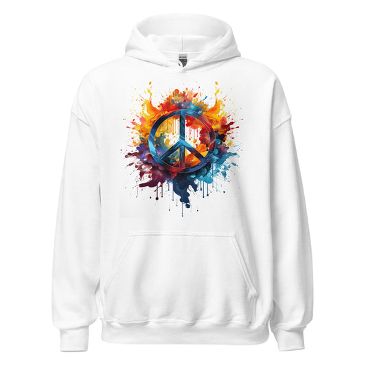 Peace symbol, peace sign - Unisex Hoodie