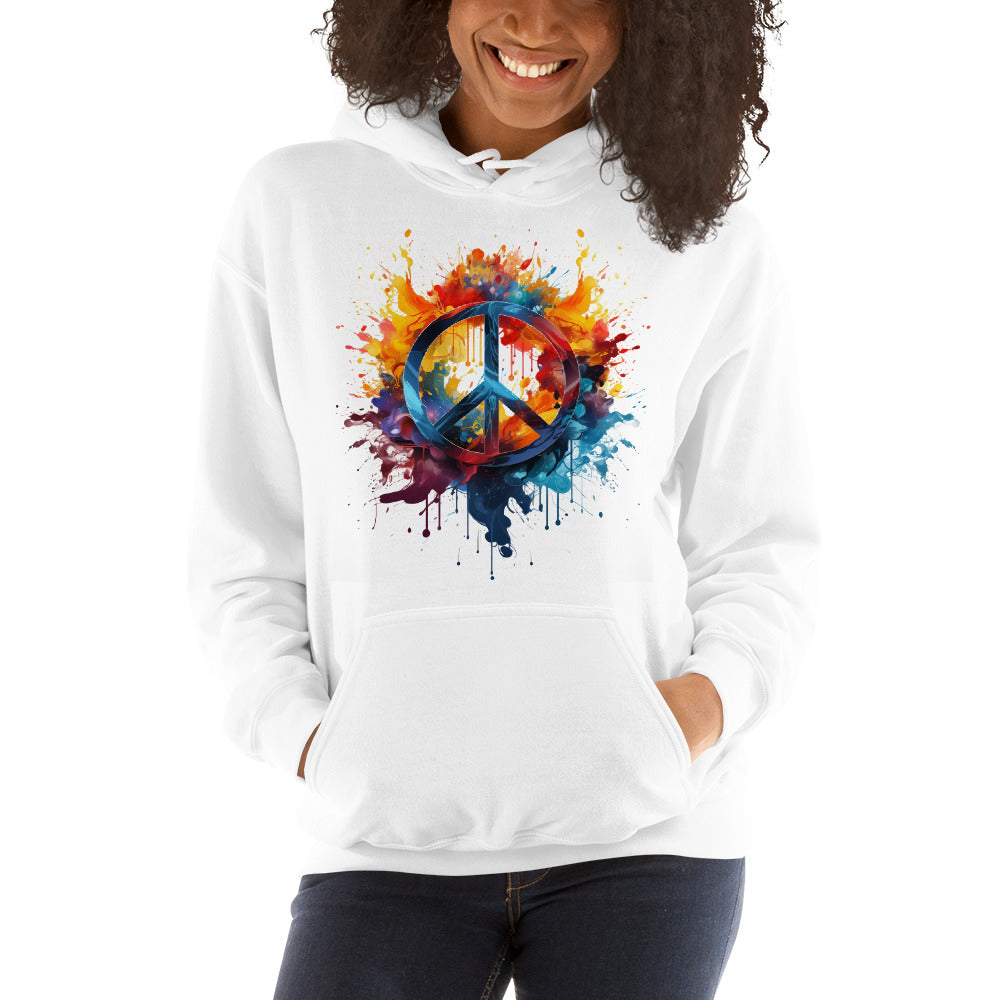 Peace symbol, peace sign - Unisex Hoodie